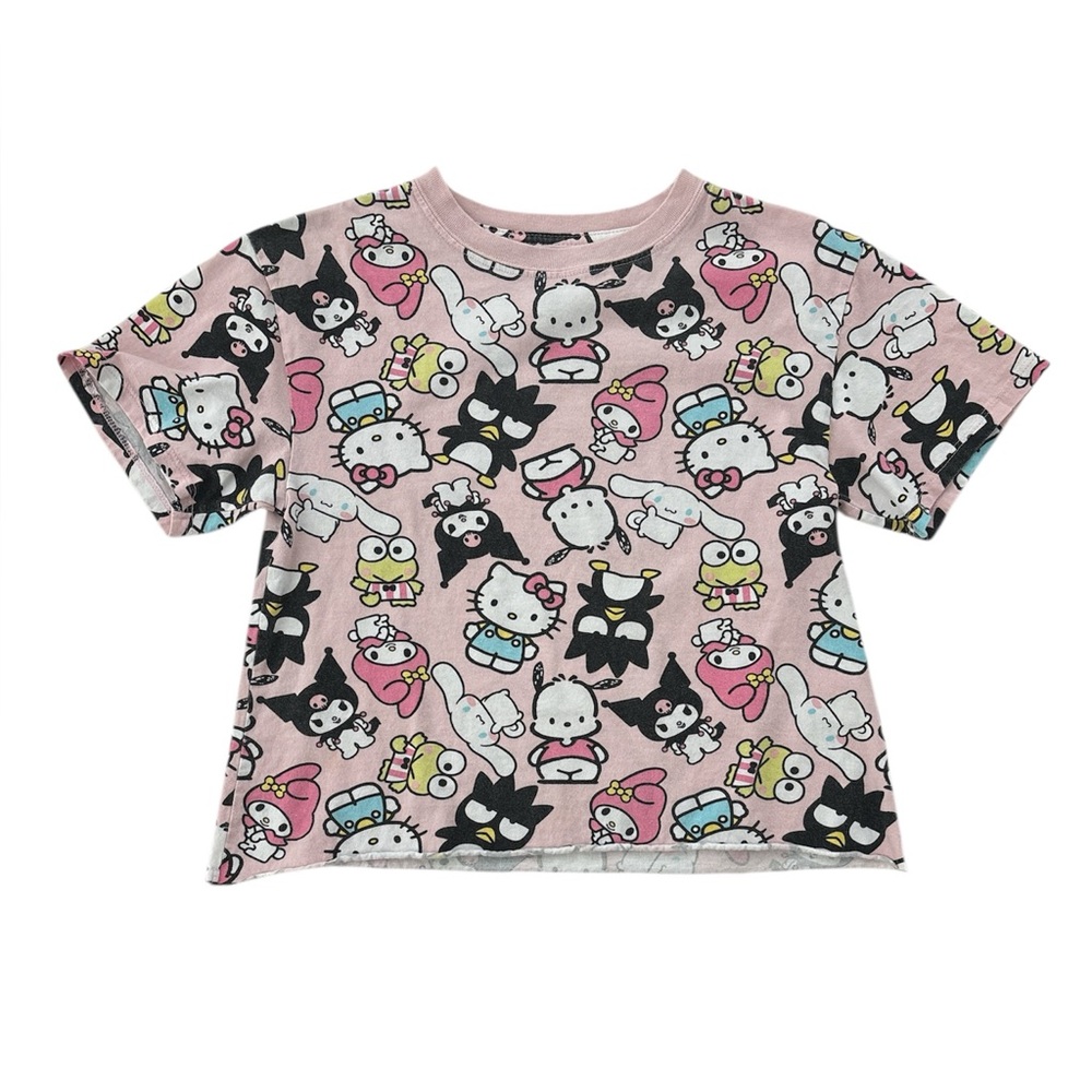 Sanrio Pink Cartoon Short Sleeve Tee sz XS